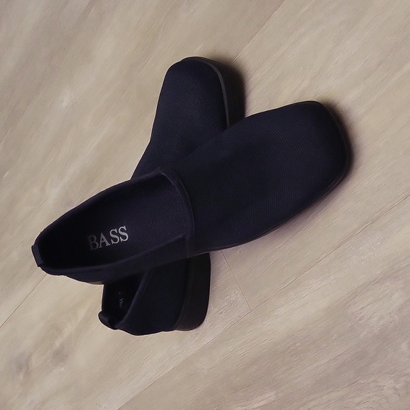 Bass Shoes - Bass Trisha II Slip On Loafer Navy Blue Fabric Womens Size 7.5M
